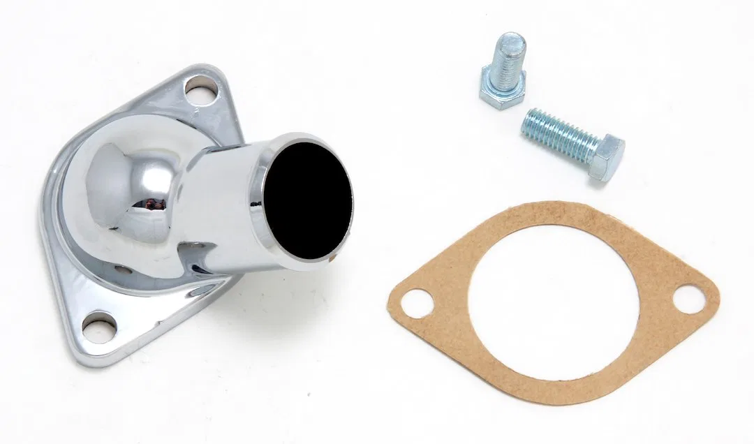 4788 – TRANSDAPT Coolant Filler Neck, Bolt On Goose Neck Use On 1955-1965 Small Block Chevy And Big Block Chevy Chrom...